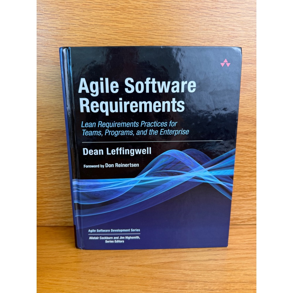 ADDISON-WESLEY Agile Software Requirements Book Dean Leffingwell Black Hardcover
